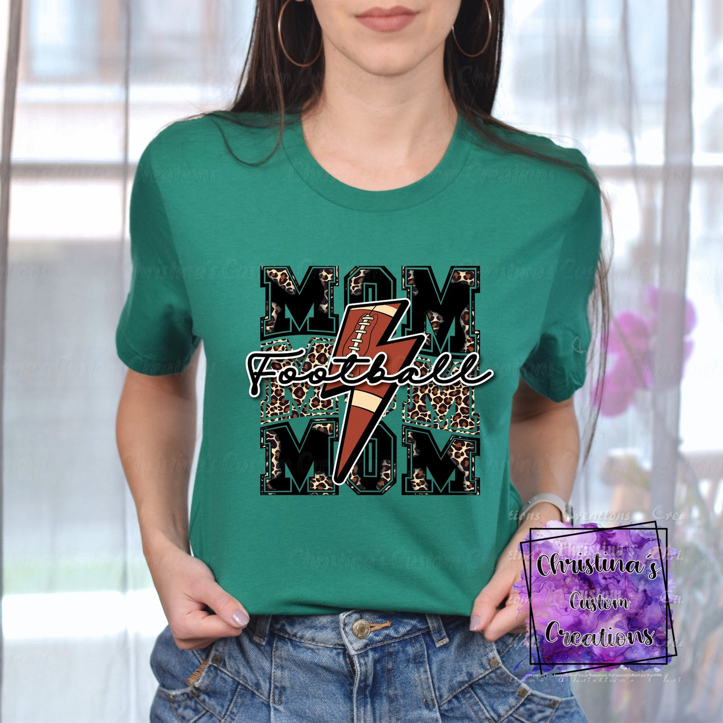 Football Mom T-Shirt | Trendy Football Shirt | Fast Shipping | Super Soft Shirts for Men/Women/Kid's | Bella Canvas