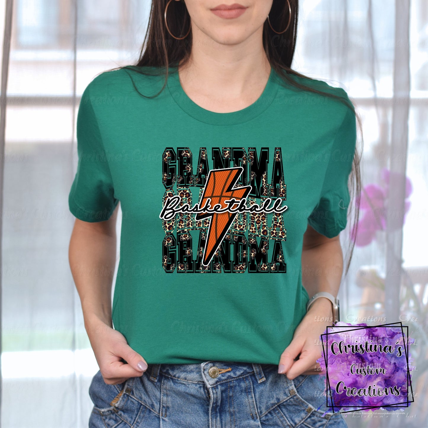 Basketball Grandma T-Shirt | Trendy School Spirit Shirt | Basketball Shirt | Super Soft Shirts for Women | Bella Canvas