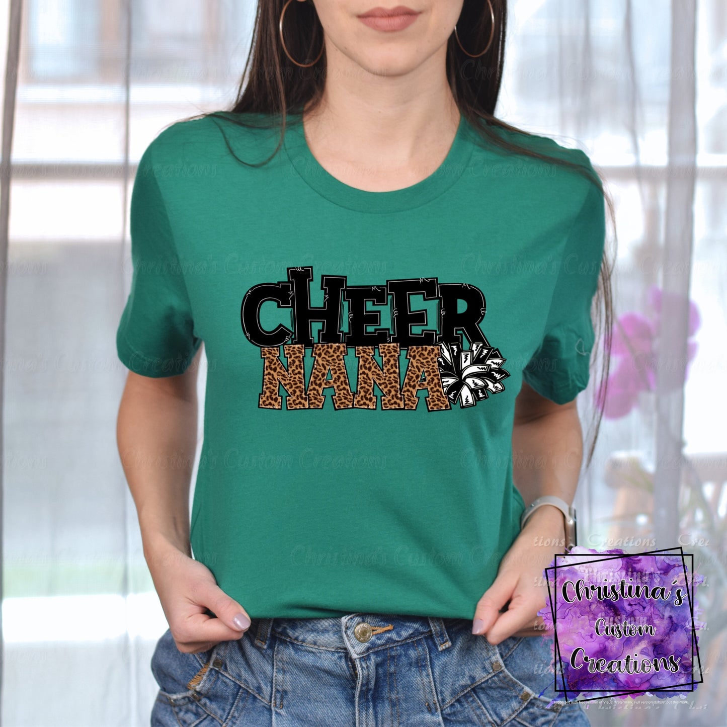 Cheer Nana T-Shirt | Trendy School Spirit Shirt | Fast Shipping | Super Soft Shirts for Men/Women/Kid's | Bella Canvas