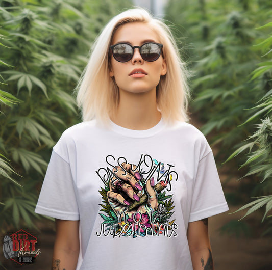 Pass Joints not Judgements DTF Transfer | Trendy Marijuana DTF Transfer | Ready to Press | High Quality DTF Transfers | Fast Shipping