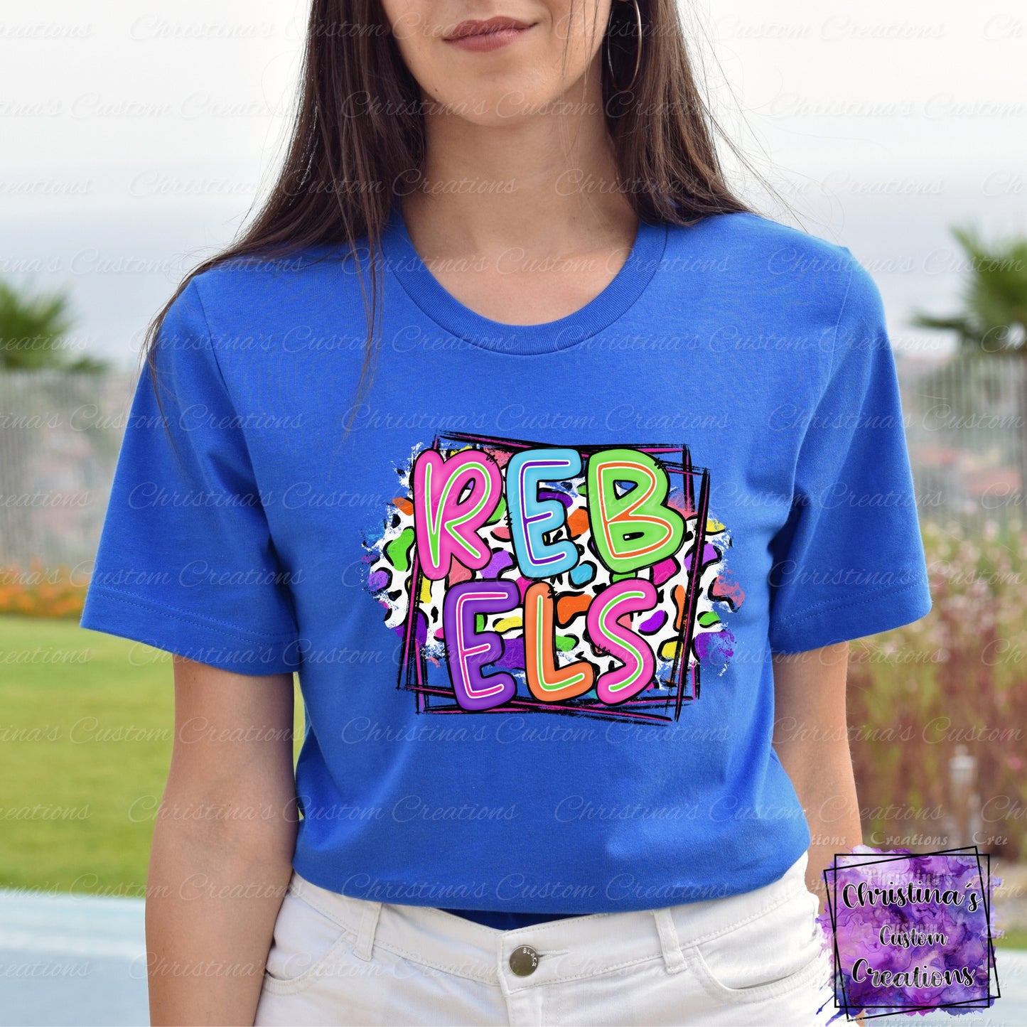 Neon Rebels T-Shirt | Trendy School Spirit Shirt | Fast Shipping | Super Soft Shirts for Men/Women/Kid's | Bella Canvas