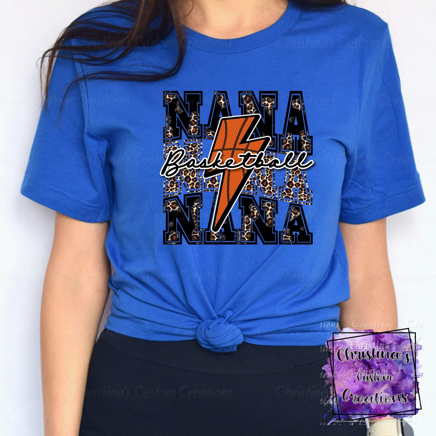 Basketball Nana T-Shirt | Trendy School Spirit Shirt | Basketball Shirt | Super Soft Shirts for Women | Bella Canvas