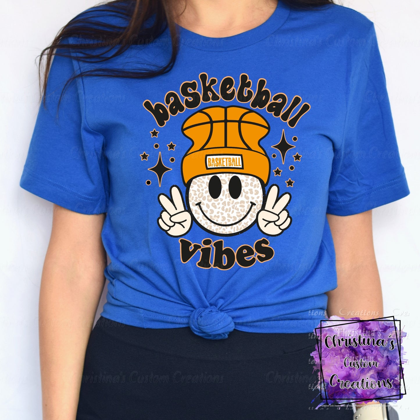 Basketball Vibes T-Shirt | Trendy School Spirit Shirt | Basketball Shirt | Super Soft Shirts for Women | Bella Canvas