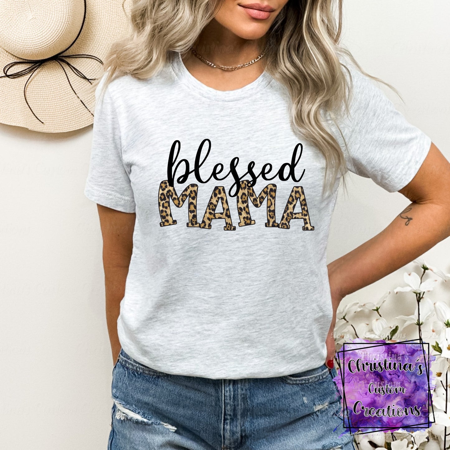 Blessed Mama T-Shirt | Trendy Mama Shirt | Fast Shipping | Super Soft Shirts for Women | Gift for Mom