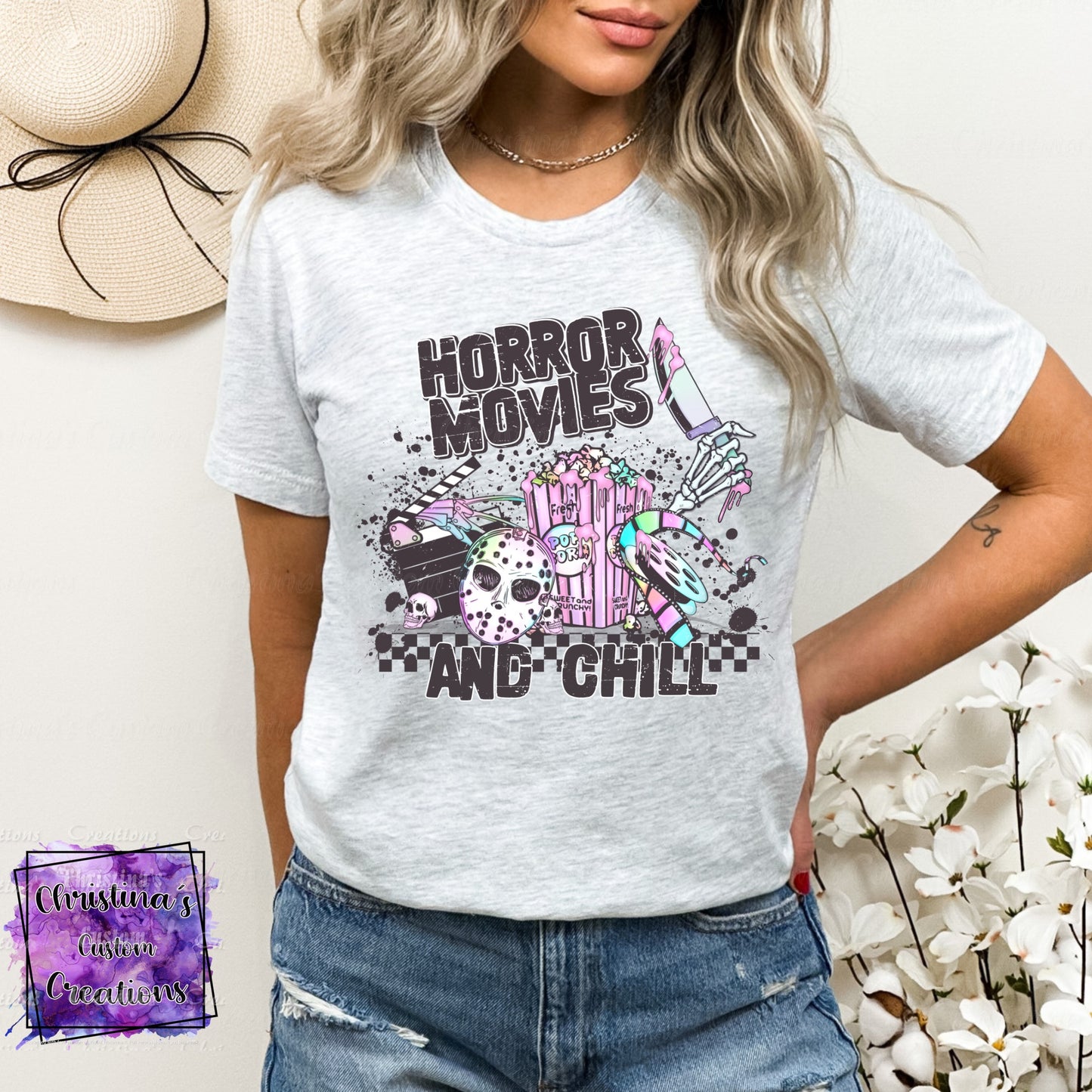 Horror Movies and Chill T-Shirt | Trendy Halloween Shirt | Horror Characters Shirt | Fast Shipping | Super Soft Shirts for Men/Women/Kid's