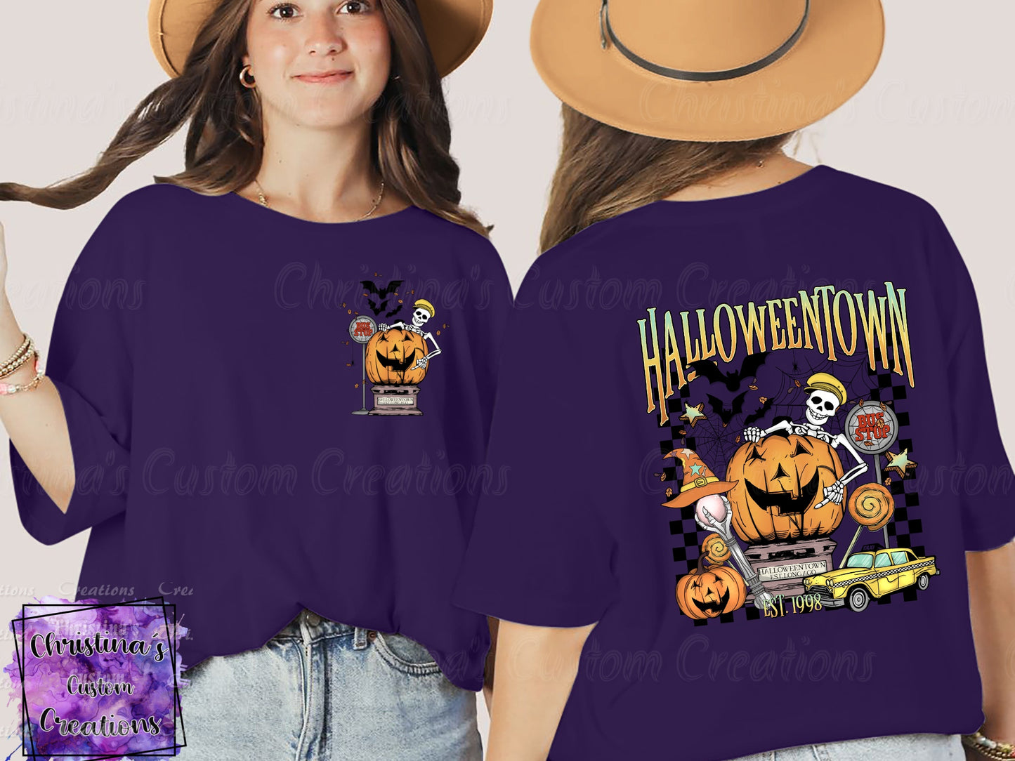 Halloween Town T-Shirt | Trendy Halloween Movie Shirt | Marnie and Bennie Shirt | Fast Shipping | Super Soft Shirts for Men/Women/Kid's