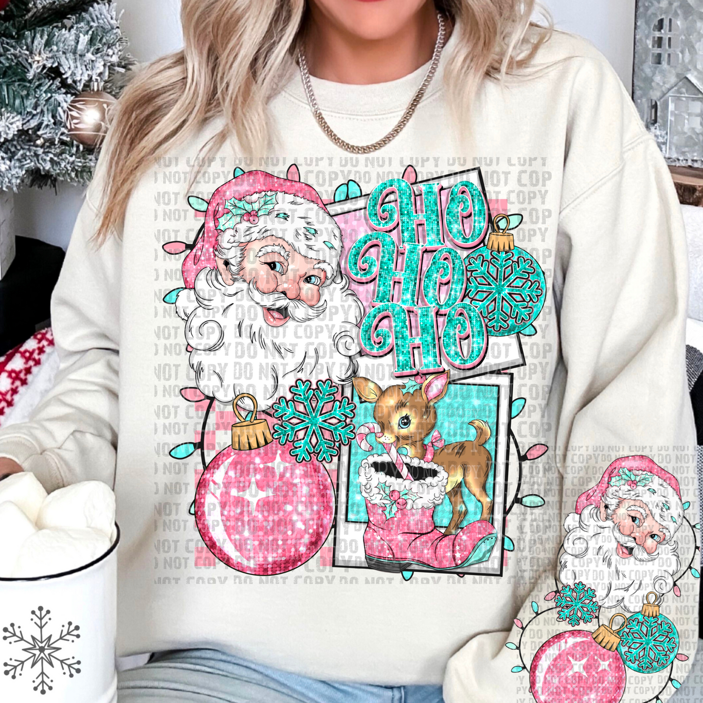 Ho Ho Ho Sweat Shirt | Trendy Christmas Hoodie with Sleeves | Does Anyone Need A Hug? | Fast Shipping | Super Soft Shirts for Women