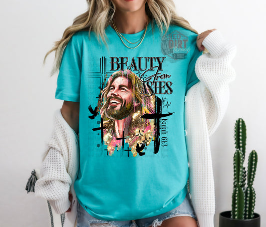 Beauty From Ashes DTF Transfer | Trendy Religious DTF Transfer | High Quality Image Transfers | Ready to Press | Fast Shipping