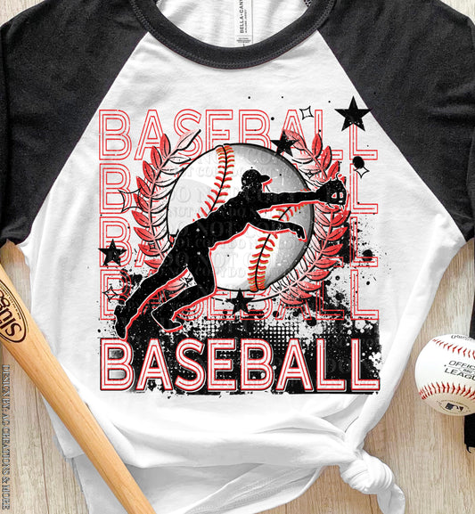 Baseball DTF Transfer | Trendy Sports DTF Transfer | Ready to Press | High Quality DTF Transfers | Fast Shipping