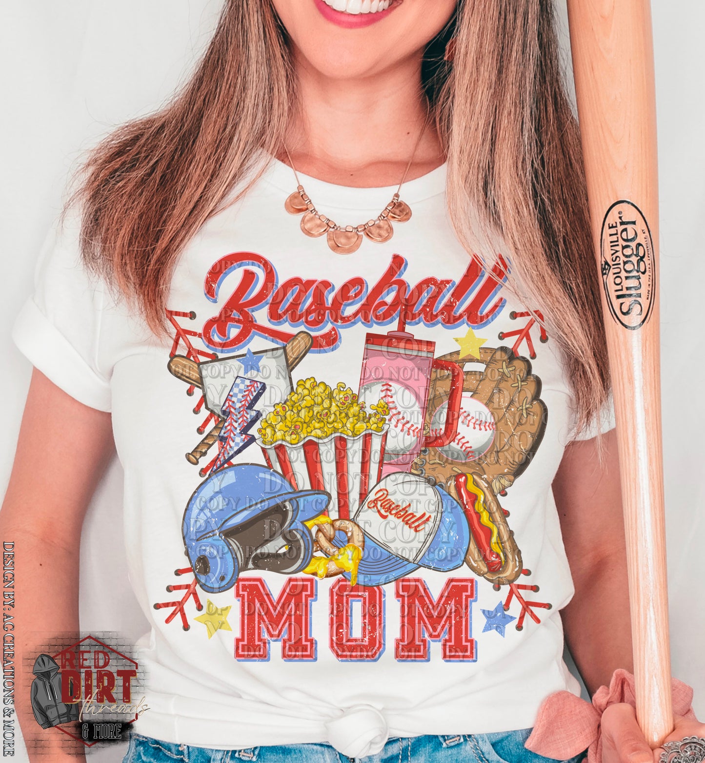 Baseball Mom DTF Transfer | Trendy Sports DTF Transfer | Ready to Press | High Quality DTF Transfers | Fast Shipping