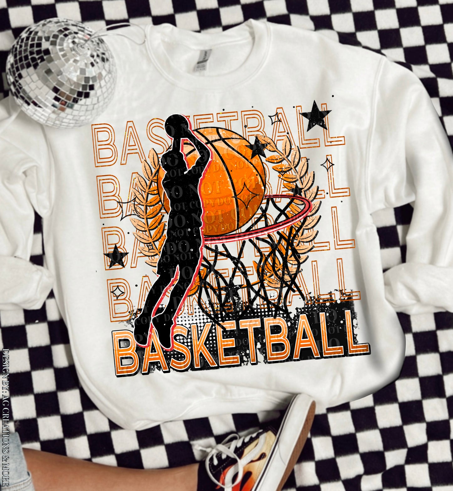 Basketball DTF Transfer | Trendy Sports DTF Transfer | Ready to Press | High Quality DTF Transfers | Fast Shipping