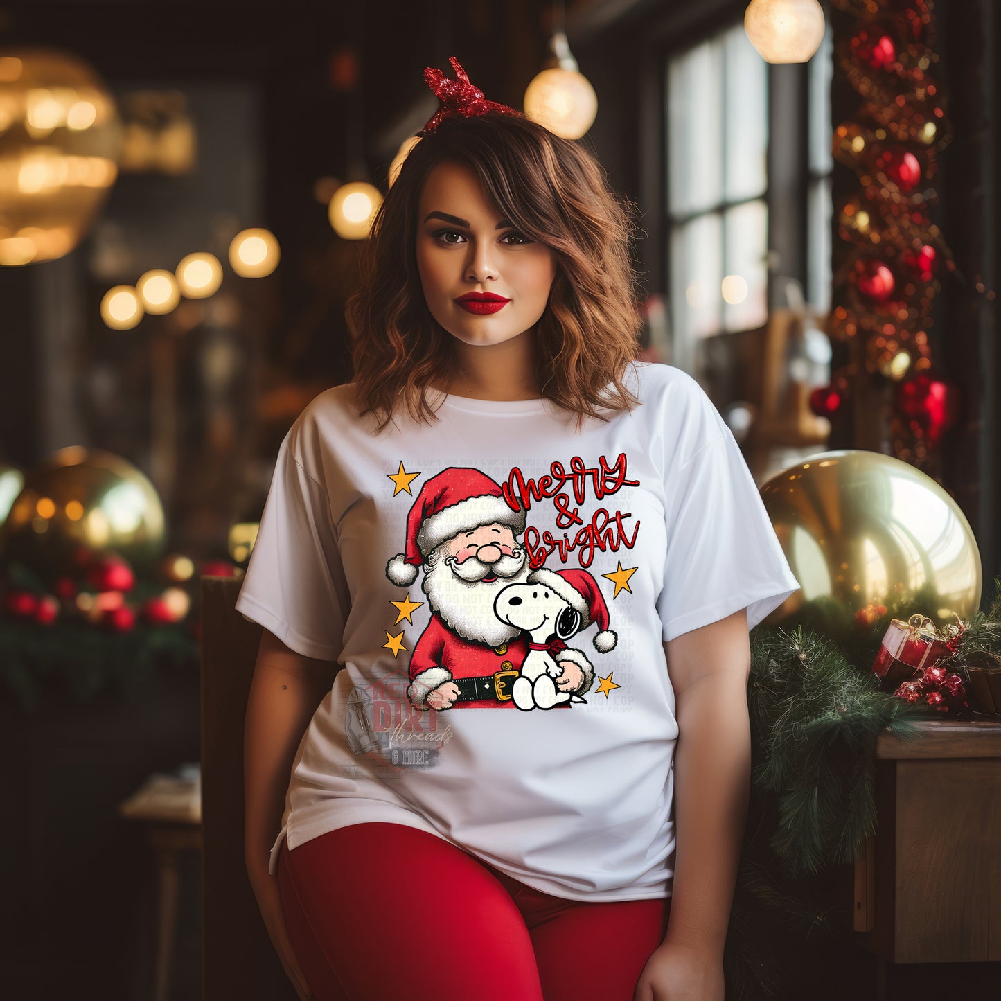 Merry and Bright T-Shirt | Trendy Christmas Shirt | Fast Shipping | Super Soft Shirts for Men/Women/Kid's