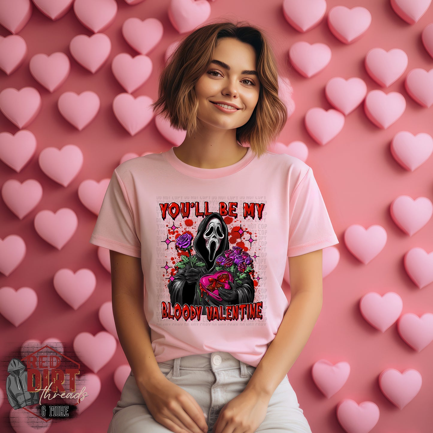 You'll Be My Bloody Valentine T-Shirt | Trendy Valentine's Horror Shirt | Fast Shipping | Super Soft Shirts for Men/Women/Kid's