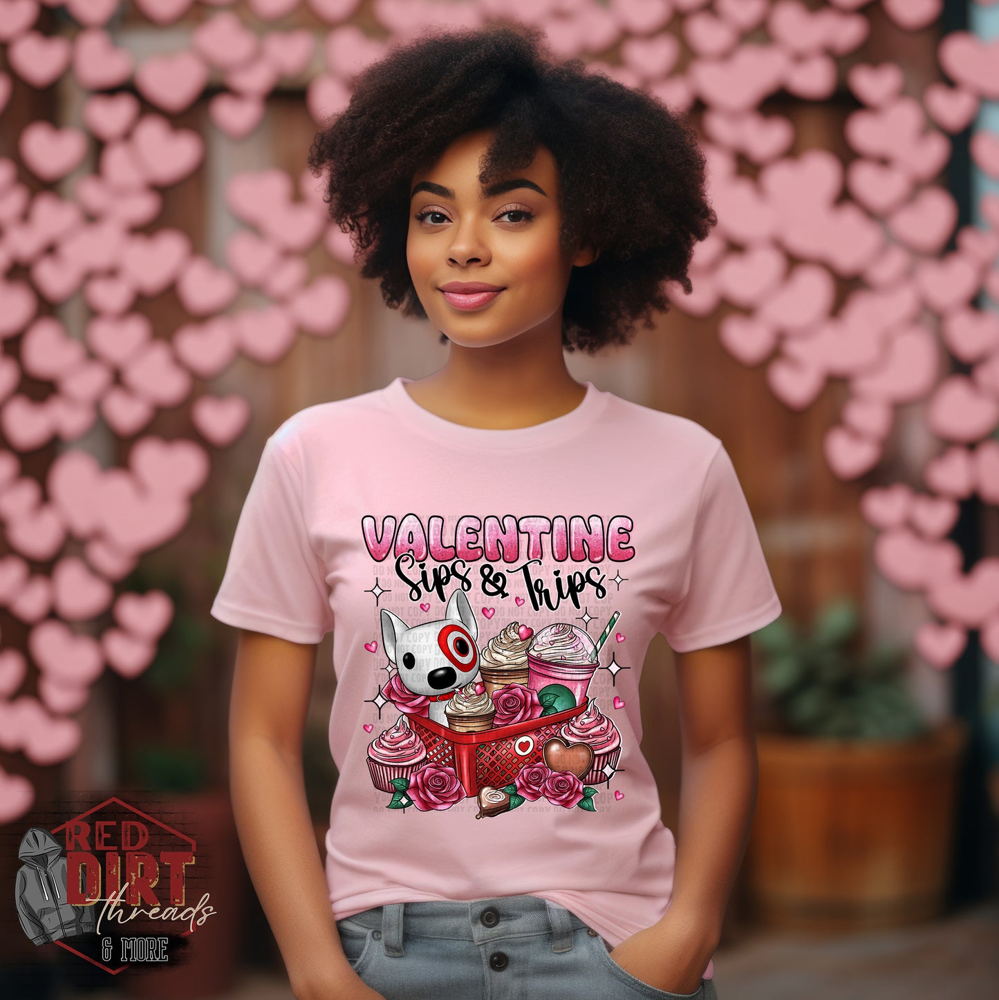 Sips N Trips T-Shirt | Trendy Valentine's Shirt | Fast Shipping | Super Soft Shirts for Men/Women/Kid's