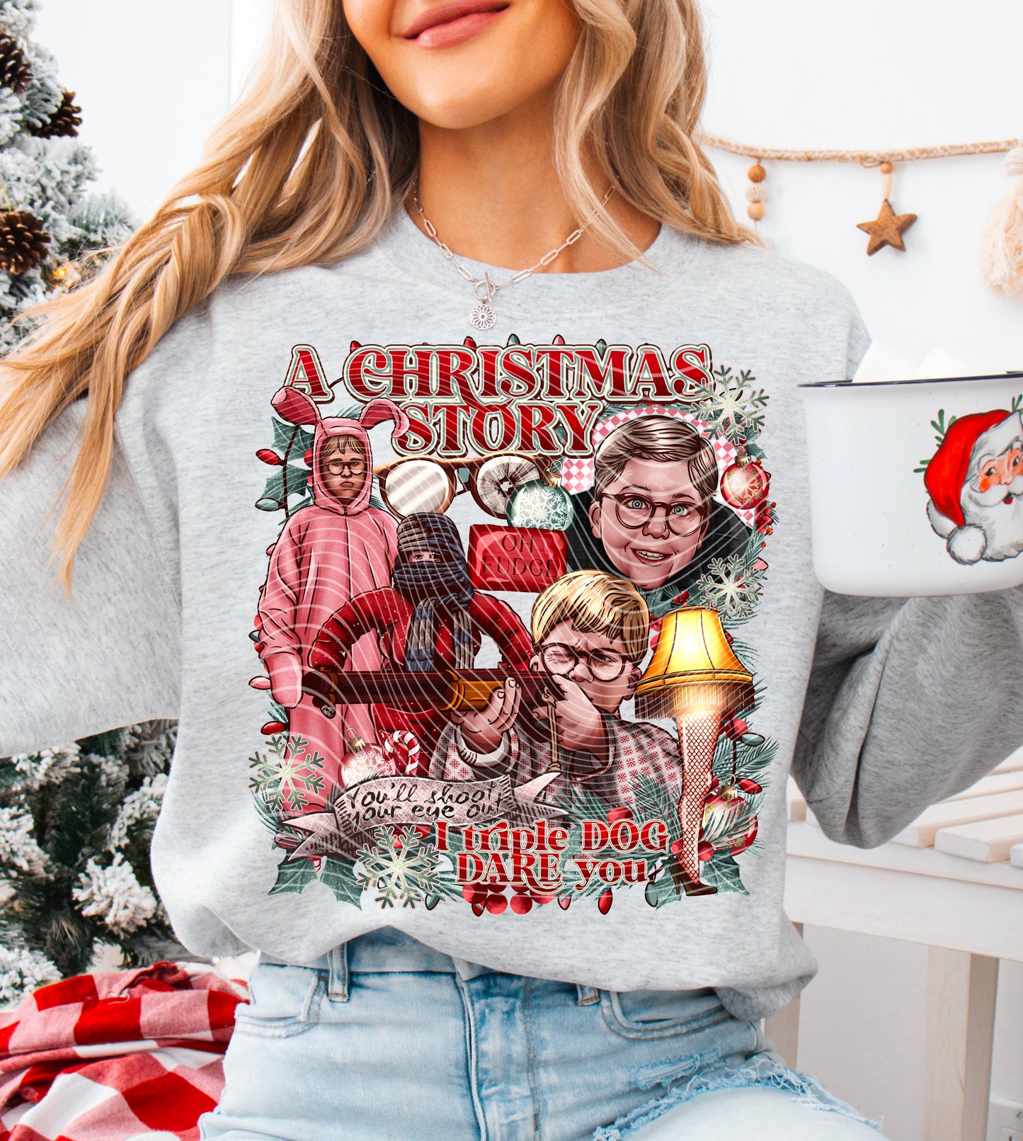 Christmas Story DTF Transfer | Christmas DTF Transfer | Ready to Press | High Quality DTF Transfers | Fast Shipping