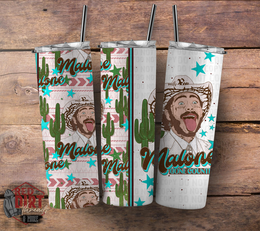 Gone Country Insulated Tumbler with Plastic Lid and Sealed Reusable Straw | Trendy Music Cup | Hot/Cold Tumbler (Copy)