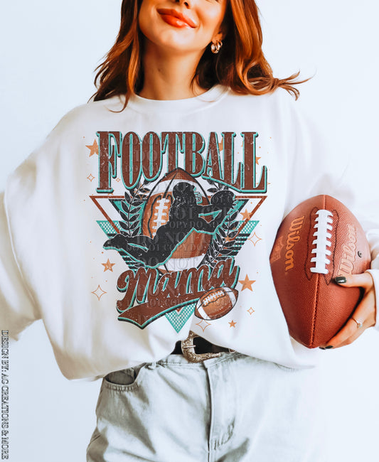 Football Mama DTF Transfer | Trendy Sports DTF Transfer | Ready to Press | High Quality DTF Transfers | Fast Shipping