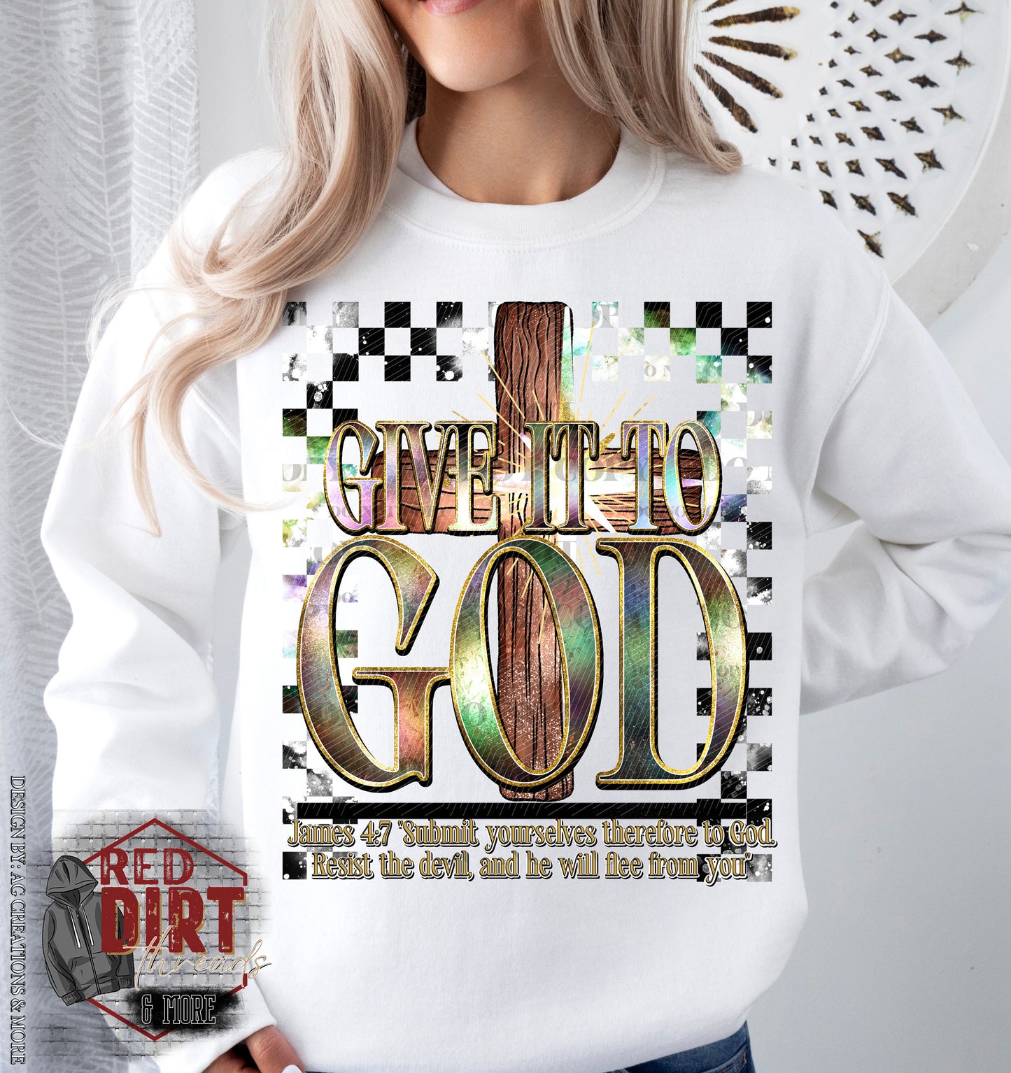 Give It To God DTF Transfer | Christian DTF Transfer | Ready to Press | High Quality DTF Transfers | Fast Shipping