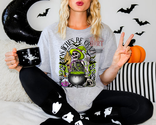 Witches Be Crazy DTF Transfer | Trendy Halloween DTF Transfer | Ready to Press | High Quality DTF Transfers | Fast Shipping