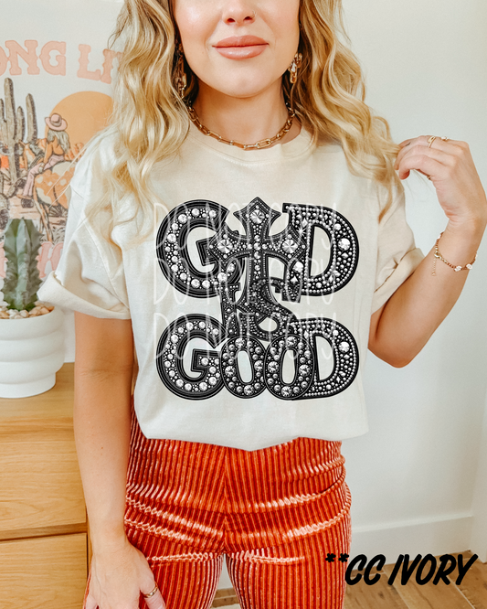 God is Good DTF Transfer | Trendy Christian DTF Transfer | Ready to Press | High Quality DTF Transfers | Fast Shipping