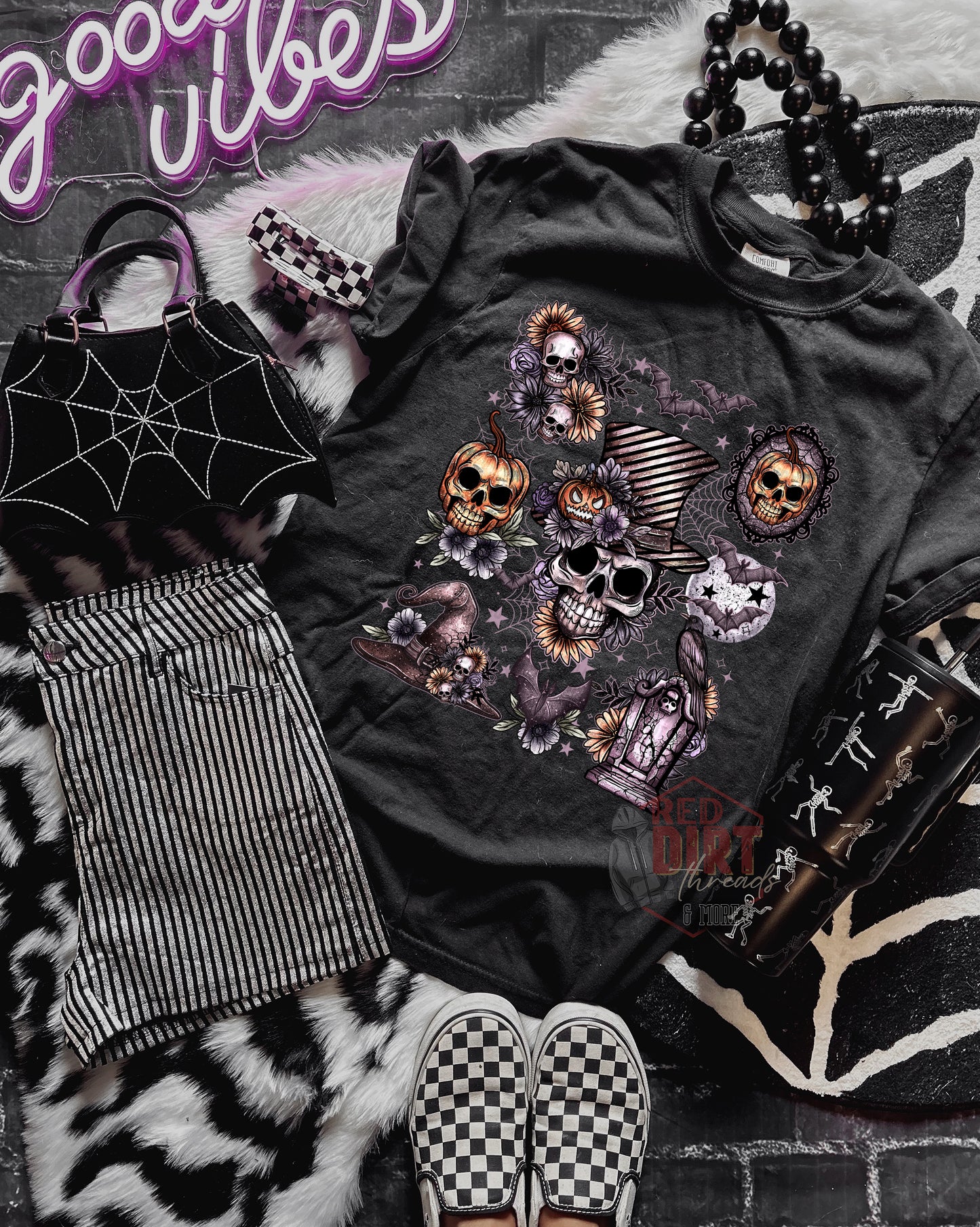 Top Hat Skull T-Shirt | Trendy Halloween Shirt | Fast Shipping | Super Soft Shirts for Men/Women/Kid's