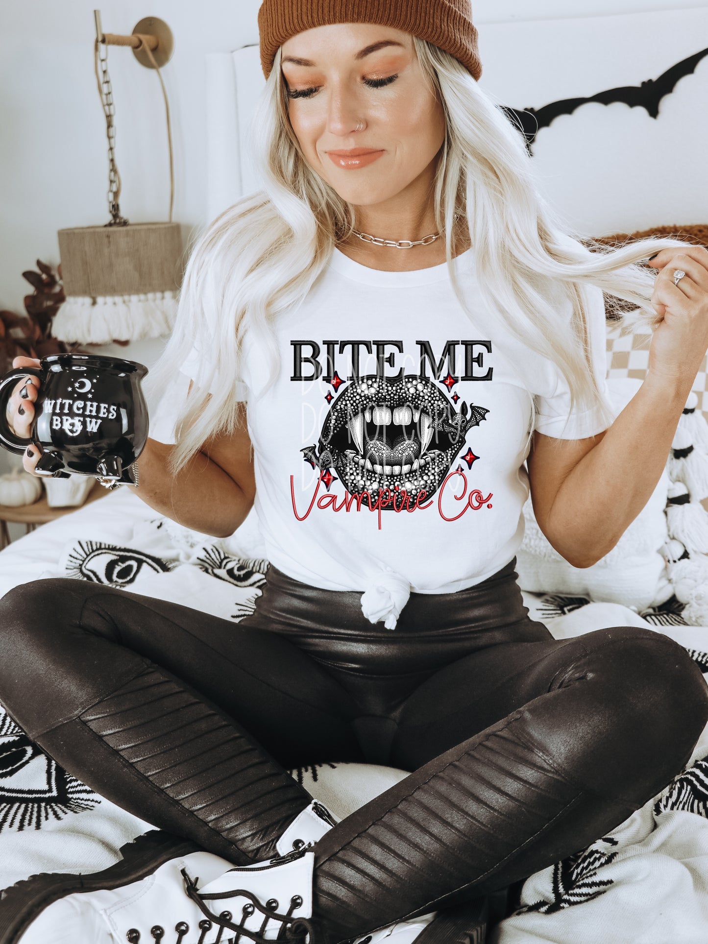 Bite Me Vampire Co. DTF Transfer | Trendy Halloween DTF Transfer | Ready to Press | High Quality DTF Transfers | Fast Shipping