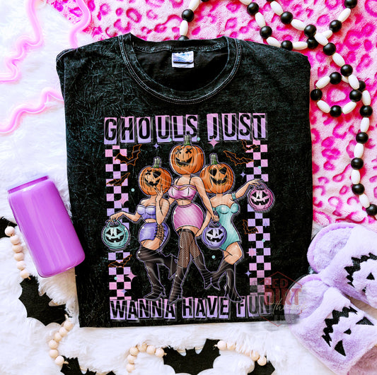 Ghouls Just Wanna Have Fun T-Shirt | Trendy Halloween Shirt | Fast Shipping | Super Soft Shirts for Men/Women/Kid's