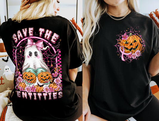 Save the Entitties T-Shirt | Trendy Halloween Shirt | Fast Shipping | Super Soft Shirts for Men/Women/Kid's | Bella Canvas