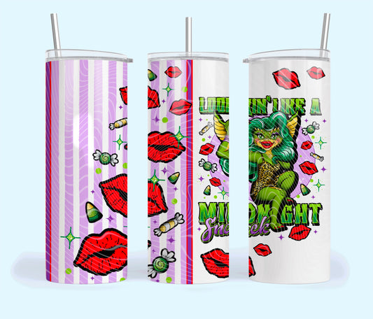 Lookin' Like a Midnight Snack Insulated Tumbler with Plastic Lid and Sealed Reusable Straw | Trendy Cup | Hot/Cold Tumbler