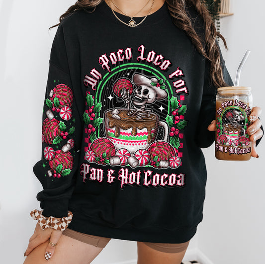 Loco for Cocoa DTF Transfer with Sleeve | Trendy Christmas DTF Transfer | High Quality Image Transfers | Ready to Press | Fast Shipping