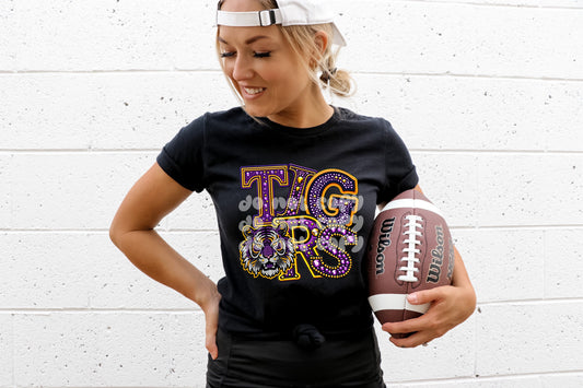 Tigers DTF Transfer | Trendy School Spirit DTF Transfer | Ready to Press | High Quality DTF Transfers | Fast Shipping