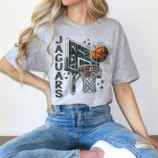 Jaguars Basketball T-Shirt | Trendy School Spirit Shirt | Fast Shipping | Super Soft Shirts for Men/Women/Kid's | Bella Canvas