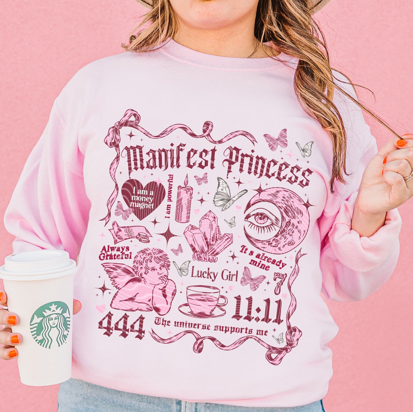 Manifest Princess DTF Transfer | Trendy Valentine's Day DTF Transfer | Ready to Press | High Quality DTF Transfers | Fast Shipping