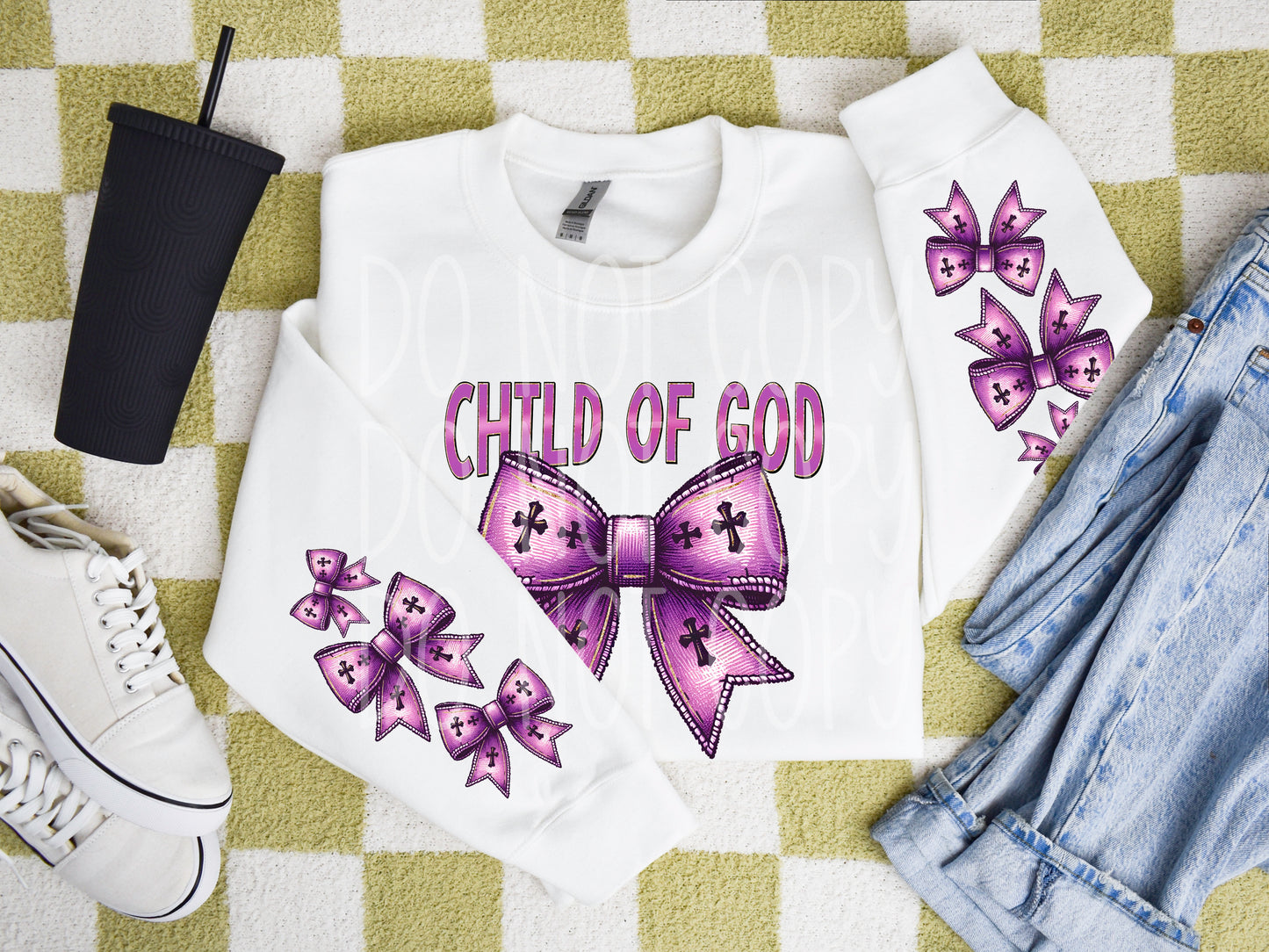 Child of God DTF Transfer with Sleeve | Trendy Christian DTF Transfer | High Quality Image Transfers | Ready to Press | Fast Shipping