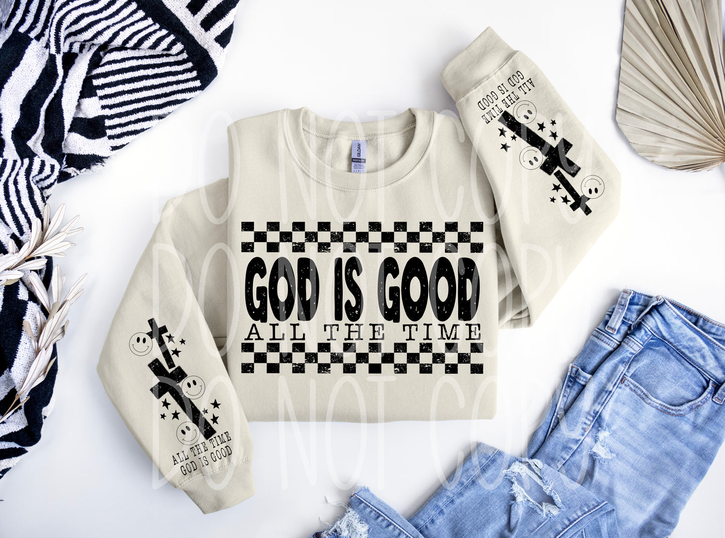 God is Good DTF Transfer | Trendy Christian DTF Transfer | High Quality Image Transfers | Ready to Press | Fast Shipping