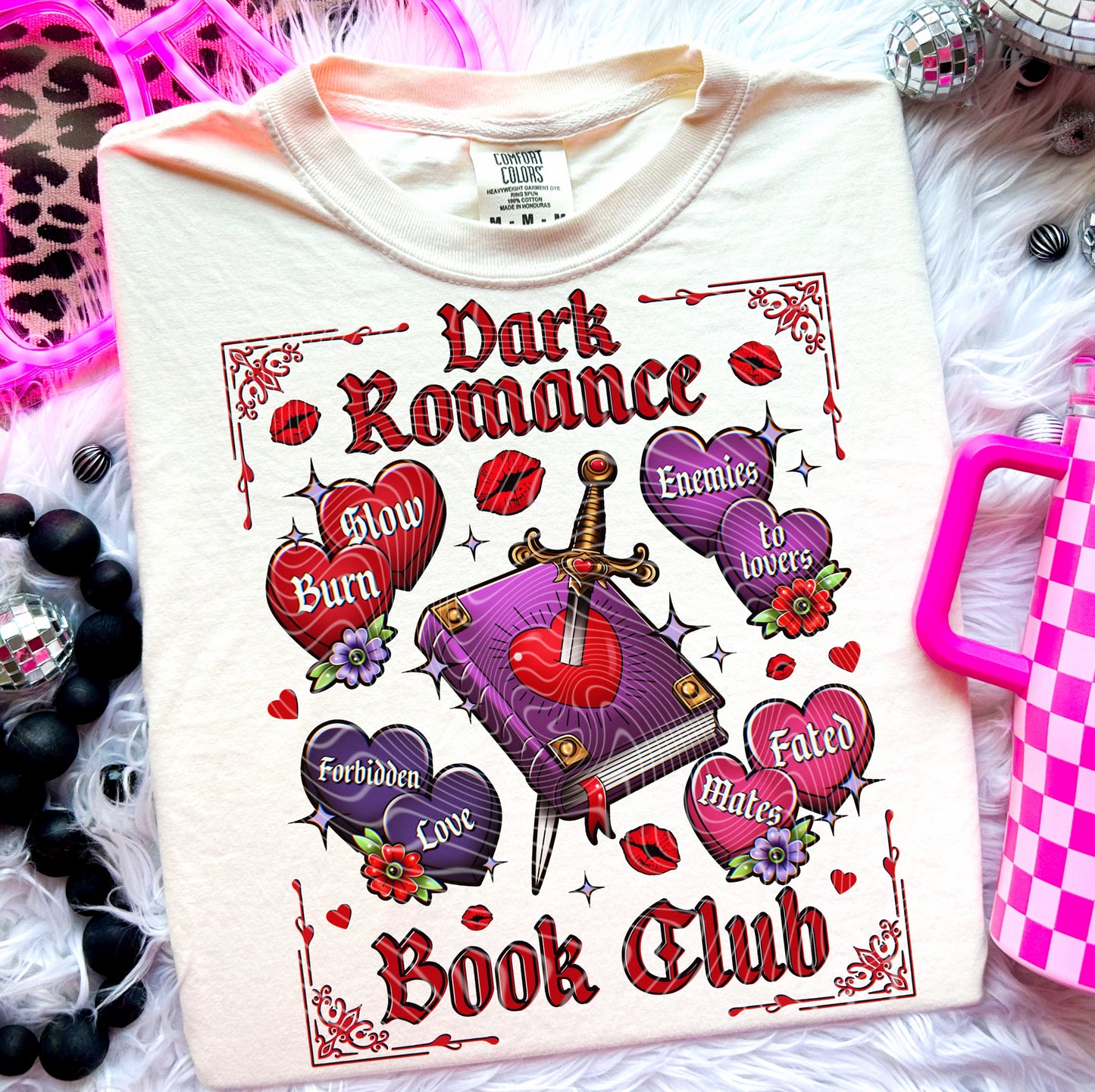 Dark Romance Book Club T-Shirt | Trendy Valentine's Day Shirt | Fast Shipping | Super Soft Shirts for Men/Women/Kid's