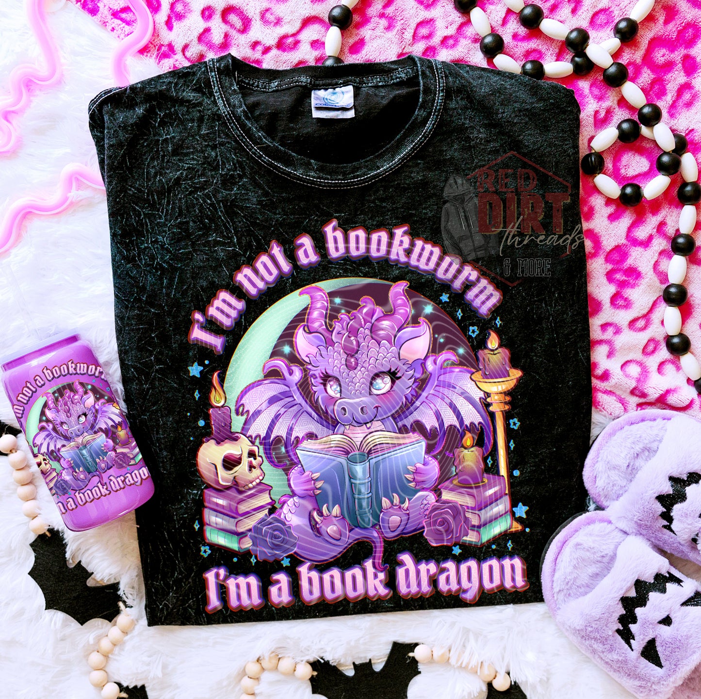 I'm Not a Bookworm I'm a Book Dragon DTF Transfer | Trendy Bookish DTF Transfer | High Quality Image Transfers | Ready to Press | Fast Shipping