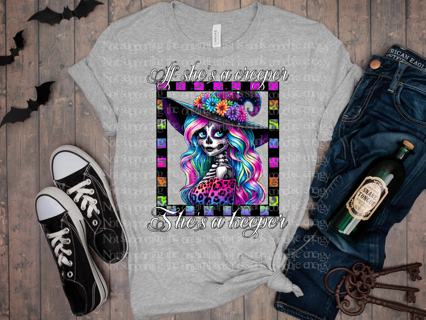 If She's a Creeper She's a Keeper T-Shirt | Trendy Halloween Shirt | Fast Shipping | Super Soft Shirts for Men/Women/Kid's