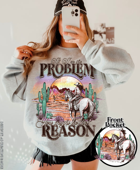 Reason DTF Transfer with Pocket | Trendy Country Music DTF Transfer | High Quality Image Transfers | Ready to Press | Fast Shipping
