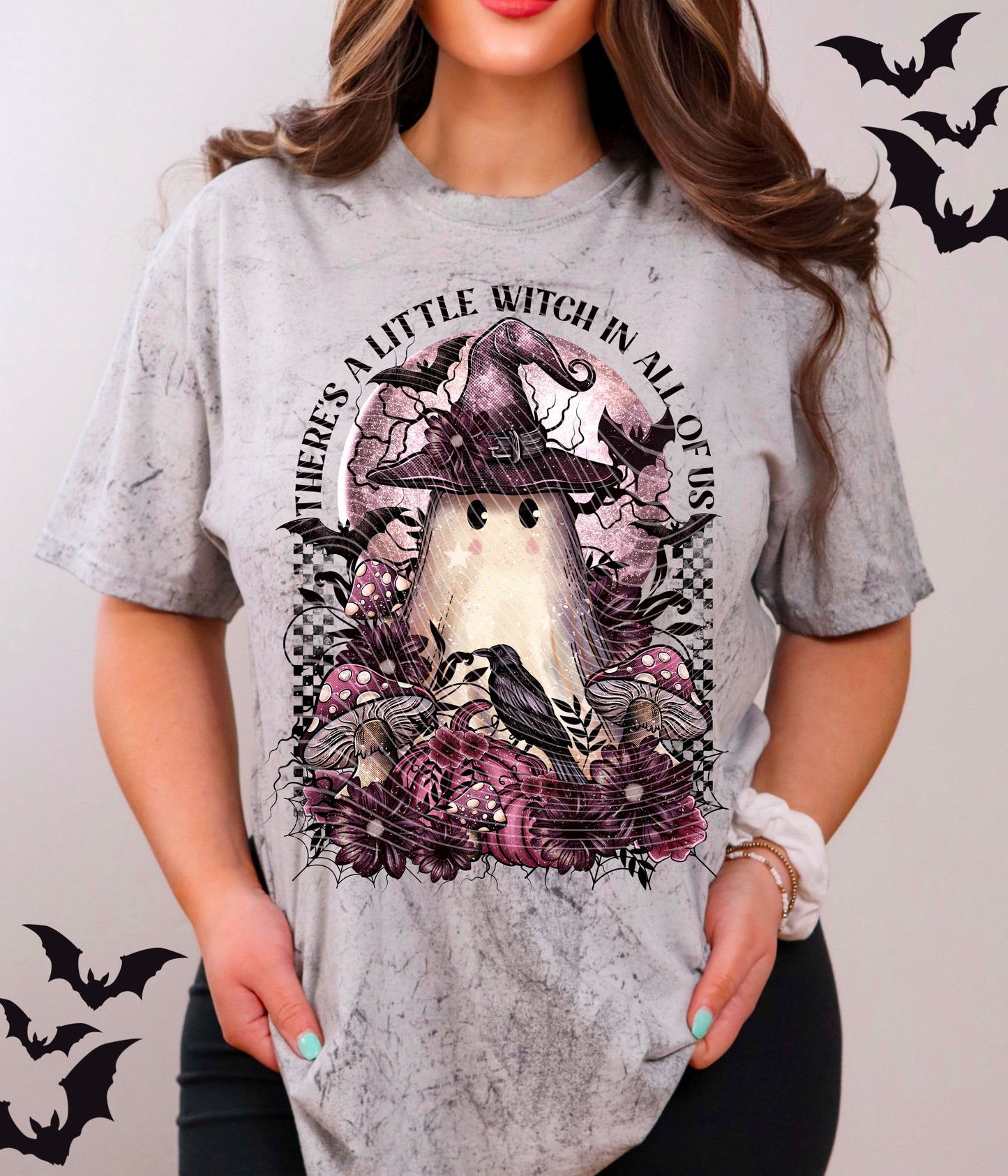 There's a Little Witch in All of Us DTF Transfer | Trendy Halloween DTF Transfer | Ready to Press | High Quality DTF Transfers | Fast Shipping