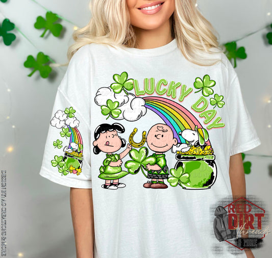 Lucky Day T-Shirt | St. Patrick's Day Shirt | Fast Shipping | Super Soft Shirts for Women | Gift for Mom
