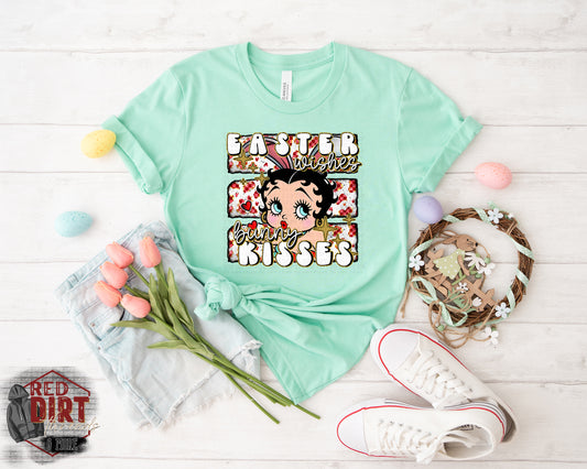 Easter Wished Bunny Kisses DTF Transfer | Trendy Easter DTF Transfer | Ready to Press | High Quality DTF Transfers | Fast Shipping