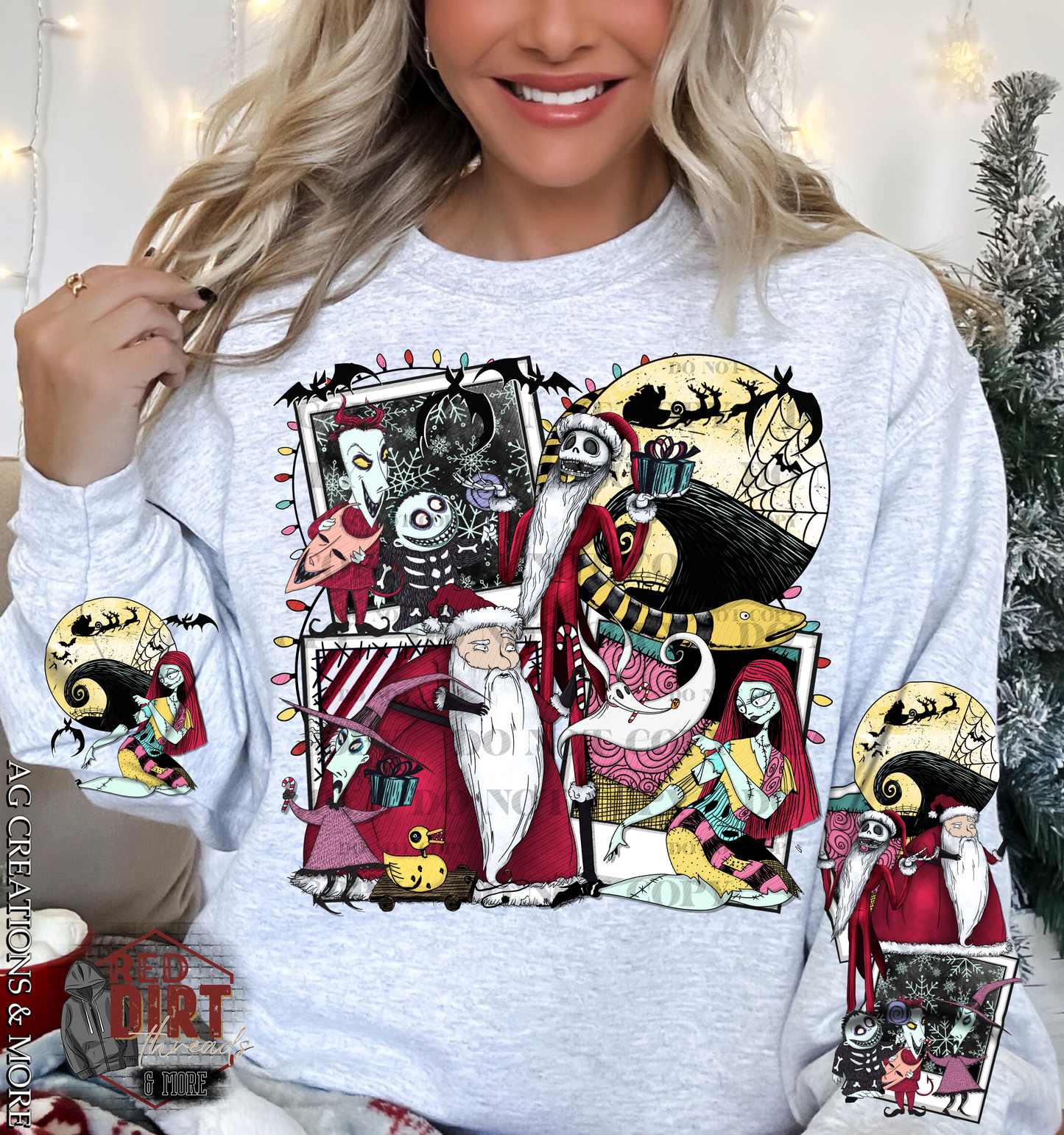 NMBC Sweat Shirt | Trendy Halloween/Christmas Hoodie with Sleeves | Fast Shipping | Super Soft Shirts for Women