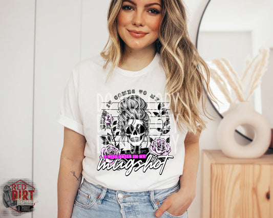 When It Comes to My Family I will Smile in my Mugshot DTF Transfer | Trendy Mom DTF Transfer | Ready to Press | High Quality DTF Transfers