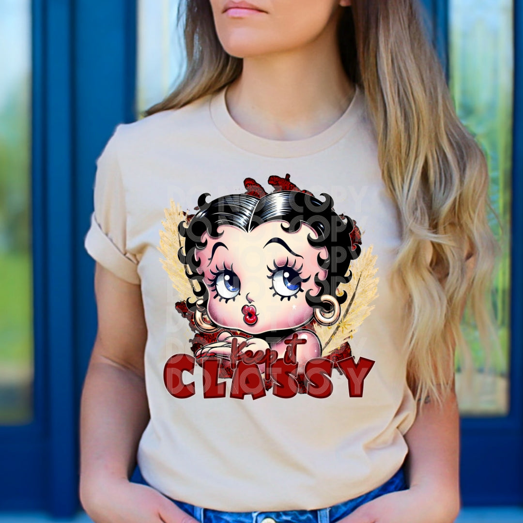 Keep It Classy T-Shirt | Throwback Cartoons Shirt | Fast Shipping | Super Soft Shirts for Men/Women/Kid's