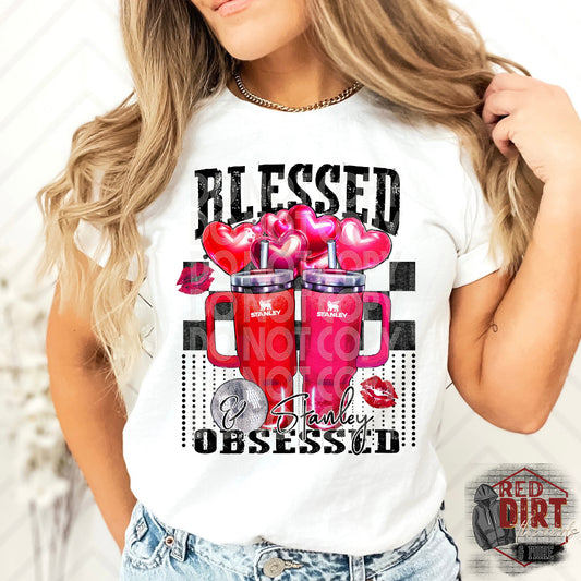Blessed and Obsessed DTF Transfer | Trendy DTF Transfer | Ready to Press | High Quality DTF Transfers | Fast Shipping
