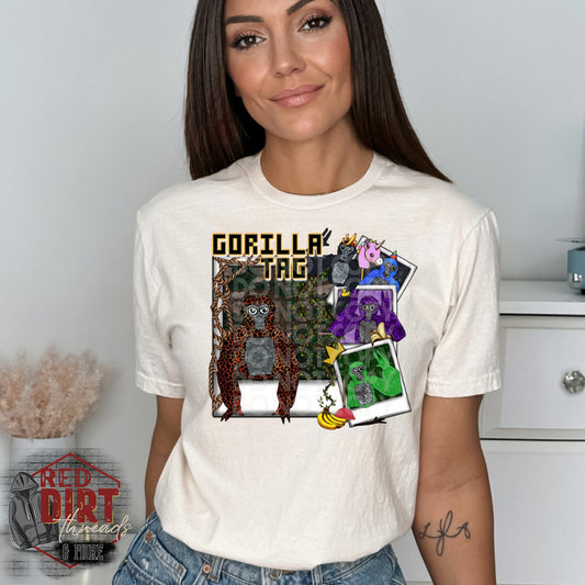 Gorilla T-Shirt | Throwback Shirt | Fast Shipping | Super Soft Shirts for Men/Women/Kid's