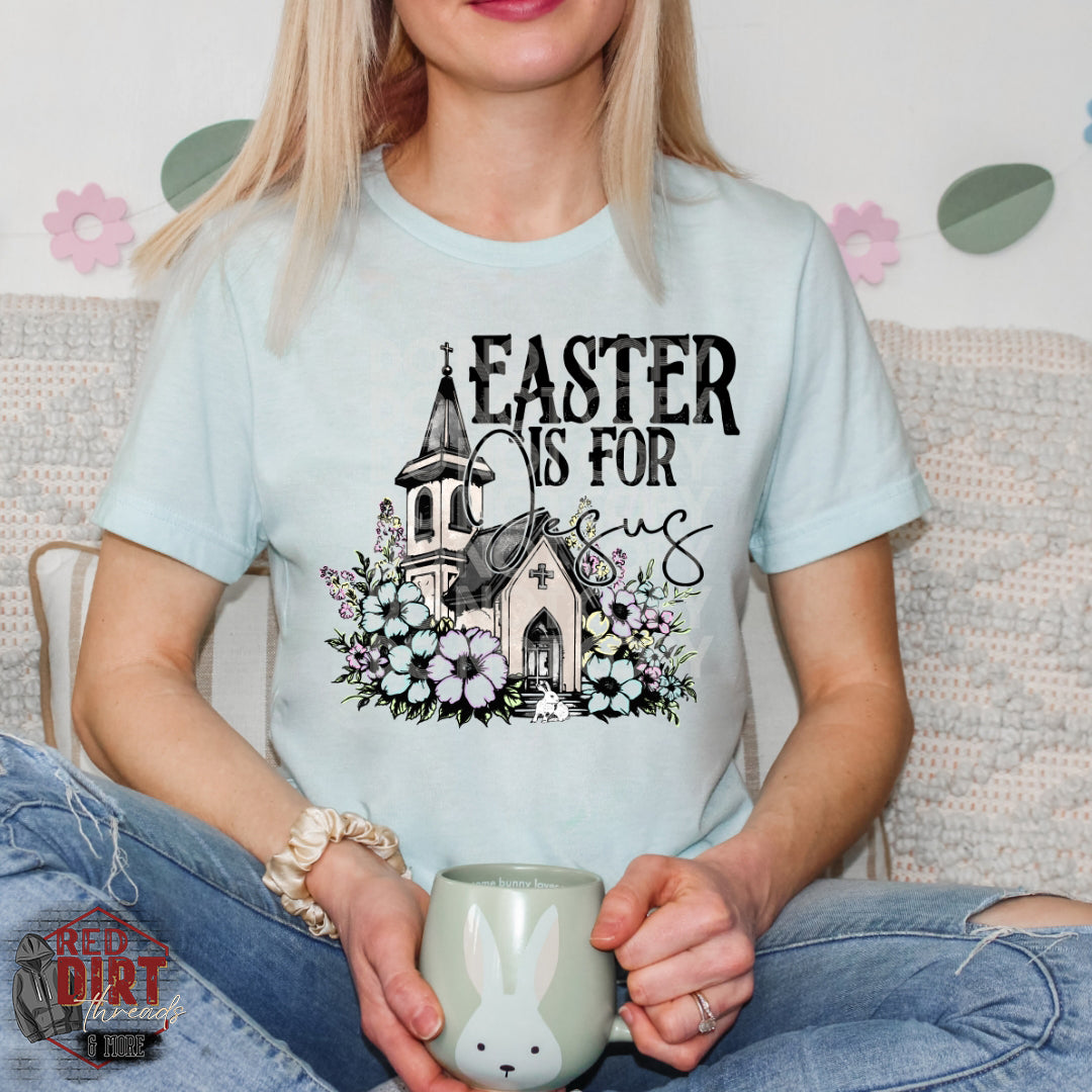 Easter is for Jesus DTF Transfer | Trendy Easter DTF Transfer | High Quality Image Transfers | Ready to Press | Fast Shipping