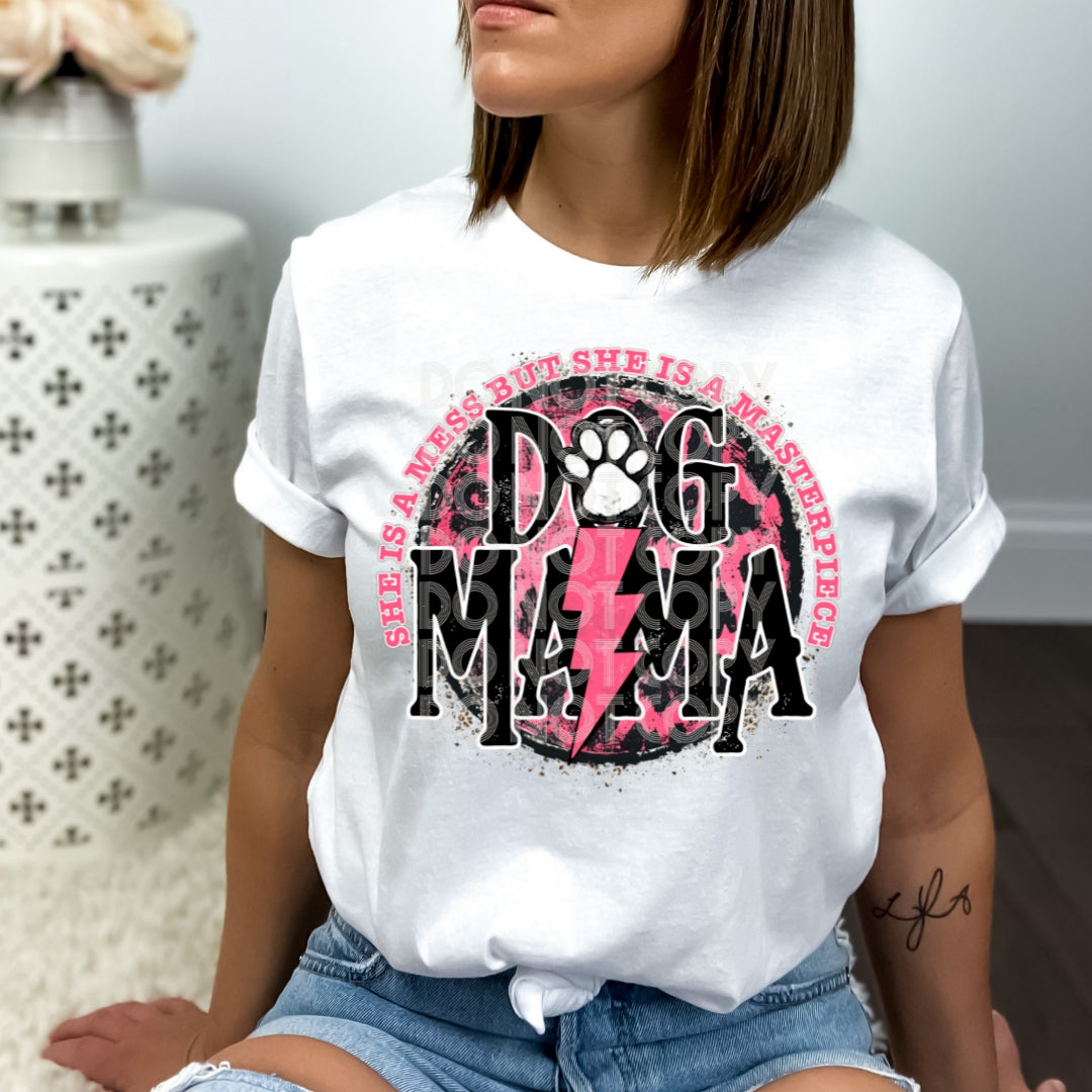 Dog Mama DTF Transfer | Trendy Mom DTF Transfer | Ready to Press | High Quality DTF Transfers | Fast Shipping