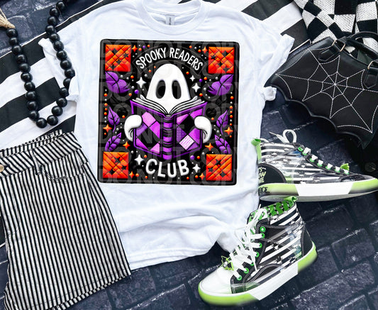 Spooky Readers Club T-Shirt | Trendy Halloween Shirt | Fast Shipping | Super Soft Shirts for Men/Women/Kid's